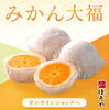 「みかんを丸ごと1個包んだ大福です🍊」