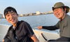 梓沢様親子　東京湾にて「東京湾ボートシーバス⑨」