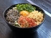 塩昆布天　ポン酢風味お好みソースがおすすめです！「『塩昆布天』登場❗️ポン酢風味お好みソースでさっぱり味わう絶品お好み焼き😋／お好み焼き・鉄板焼きしぐれ／磯子区岡村」