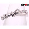 「GALA ダイヤ0.07ct リボンモチーフリング 9号 pt950 プラチナ　送料無料 販売中！ 玉や質店 千葉 市川市 本八幡」