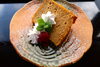 手作り紅茶シフォンケーキ「自社小麦使用！手作りデザートで季節を感じるひとときを」