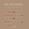 「9月のスケジュール」