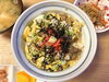 「大人気！『近江牛牛すじ煮込み玉子とじ丼』」