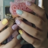 ☆好きな色を詰め込んだネイル☆