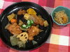 「本日のAランチは　トリカラの和風野菜あんかけ」