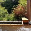 「山側露天風呂ー静観(せいかん)の湯ー【福島市桜本／信夫温泉】」