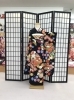 振袖フルセット 黒地 花柄 くすみカラー小物コーデ　成人式 振袖フルセット 黒地 花柄 くすみカラー小物コーデ 成人式