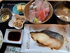 銀ダラの西京焼き＋刺身盛り合わせ定食　　2600円「銀ダラの西京焼き＋刺身盛り合わせ定食　2600円」