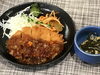 「本日のAランチは　とんかつデミソース」