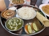 ダルバートセットほうれん草チーズカレーとダルカレー「《毎日を整える、体にやさしい、ナチュラルフードライフ☆》インド・アジアンレストラン＆バー　ミラン　西大路店＠どゆか」