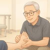 足部「足部への感覚入力」