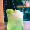 シャインマスカットのクリームソーダ【茅野駅より徒歩1分の喫茶店】