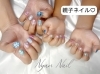 親子でお揃いのネイル🥰🫶「🌈親子で楽しむ♡初めての夏ネイル🌈〜静岡市葵区｜完全予約制プライベートネイルサロン｜コースプランや回数券で賢く可愛くネイル」