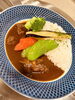 日替り欧風カレー　トロトロ牛すじとナスの欧風カレー「【京成八幡駅TRAD】9/19.ランチメニュー（本八幡カレー店、ランチ）」