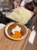 スパイスチキンカレー 丁寧にお作りしてます「お待たせしました！新カレーが9/23からメニューに仲間入りします」