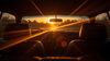 秋冬の夕暮れの時間帯の運転にはお気をつけ下さい「これからの季節の朝日、西日は夏より眩しく危険です」