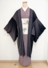 正絹手縫い仕立て単衣羽織り「秋の装いにおすすめ　シックな縞柄着物＆羽織コーディネートのご紹介」
