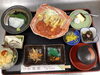 「本日の主役はポークピカタ！イカ刺し付き和定食ランチ」