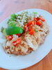鶏唐揚げ穂紫蘇(ほじそ)甘酢「10/3 Today’s Special 鶏唐揚げ穂紫蘇(ほじそ)甘酢　日替わり　おすすめ　ランチ　夜ご飯　木更津　中華　金龍」