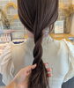 「明るくグレージュヘアーに！ツイストブレイドで魅せる大人の上品アレンジ」
