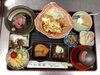 「チキン南蛮タルタルとハマチ刺身の和定食ランチ」
