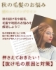 「髪のエイジングサイン【押さえておきたい！抜け毛の原因と対策】 」
