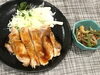 「本日のAランチは　照り焼き風チキン」