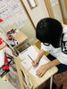 集中して勉強しています。「丁寧に勉強してみましょう!【村上市の学習塾、英語指導、幼児、小学生、中学生対象、国語、算数、数学、成績アップ、苦手克服は学研村上みなみ教室へ】」