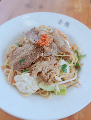 牛肉の上海風焼きそば「10/13 Today’s Special 牛肉の上海風焼きそば 日替わり おすすめ ランチ 夜ご飯 木更津 中華 金龍」