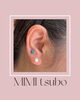 ターコイズ×ホワイトストーン 人気です♡「♢-maju-♢リピーター続出✨耳ツボジュエリー【足立区 西新井 肌質改善フェイシャルエステ】」