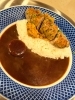 大きなハーブ生ソーセージ乗せカレー「【京成八幡駅TRAD】10/15.ランチメニュー（本八幡カレー店、ランチ）」