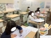 「宿題タイムの様子」