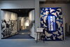 エントランスにてお披露目中「折り鶴アートが完成しました。」