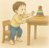 立ち上がり「小さなお子さん」