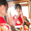 「 成人式の前撮りのお客様です✨ レトロでおしゃれな洋館でロケ撮影【鯖江市 振袖・袴・着物のレンタル販売 はんなり屋】」