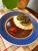日替り欧風カレー　ピーマンの肉詰めカレー「【京成八幡駅TRAD】10/23.ランチメニュー（本八幡カレー店、ランチ）」