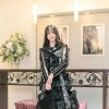 女性らしくお洒落なレディース服☆おしゃれ服に見えるファッションアイテム作り楽しみましょう☆発想力・技術力・感性力をトレーニング☆神戸文化服装学院　大津からもアクセスしやすいです　最寄り駅　JR神戸駅　神戸市営地下鉄　大倉山駅