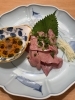 「じっくり低音調理の鶏白レバー刺し」