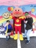 アンパンマンさん、息子とスリーショット「JAみな穂さんの感謝祭に感謝感激♪\(^o^)/」