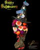「Happy Halloween 〜生のお花のディスプレイ〜【福山駅近くのおしゃれな花屋】」
