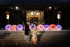 夜の結婚式も幻想的で素敵です💕「新見で結婚式💓　船川八幡宮様と提携しています♪」