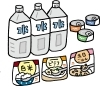 災害備蓄品「災害備蓄品の入れ替え」