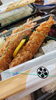 「ジャンボえびフライ弁当の日🍤　久々、オムライス登場✨」