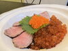 村上牛ローストビーフはらこ丼「村上牛ローストビーフとイクラの贅沢丼、季節限定で登場！」