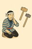「木槌と玄翁、どっちを使う？」「📎【大工四方山話】その6  🪵「木槌」と「玄翁」って、何が違うの？🔨」