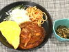 「本日のAランチは　ハンバーグとオムレツ」