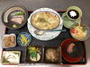 「鶏のグラタン＆刺身が主役！和洋折衷の彩り和定食ランチ」