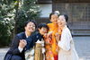 「姉弟で七五三♡家族みんなで笑顔いっぱいの記念フォト」