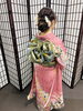 「問屋町レンタル着物TUZUMI　11月がスタートしました　華やかなピンクの振袖で迎える新しい季節──3連休もご予約多数いただいております」