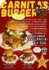 カルニータスランチバーガー「復刻!カルニータスバーガー大特集-KING of TACOSがバーガーで登場(昨年人気商品が今年も限定復活) 四国中央市川之江でのランチなら、テイクアウトも可能!オシャレな2TONE BURGER!」